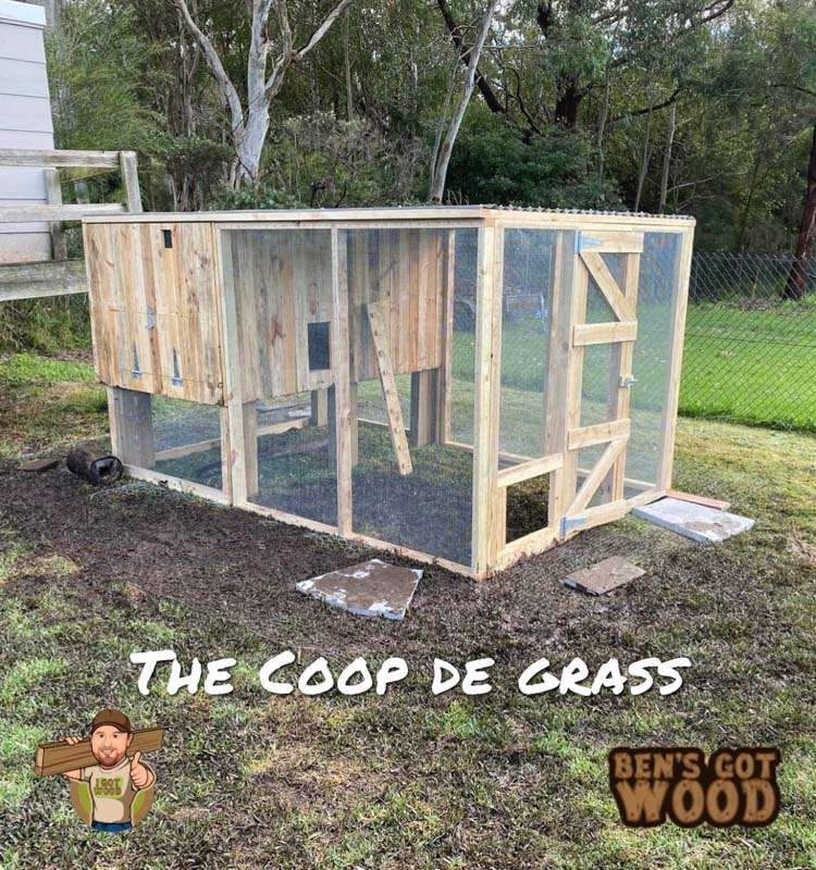 The Coop De Grass - chicken coop