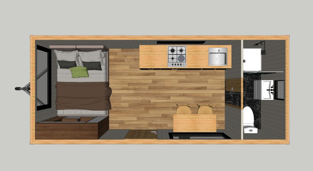 tiny house design, built by ben's got tiny homes